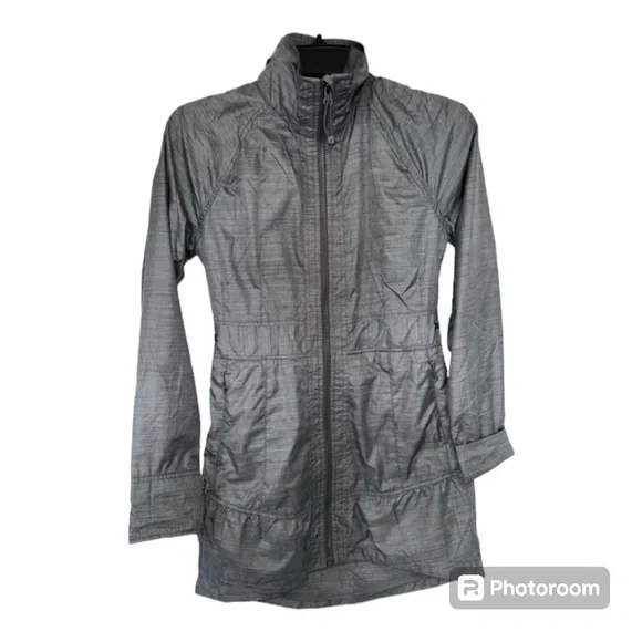Athleta City Chic Water Resistant Windbreaker Rain Jacket‎ Medium. Lightweight. - Picture 9 of 9